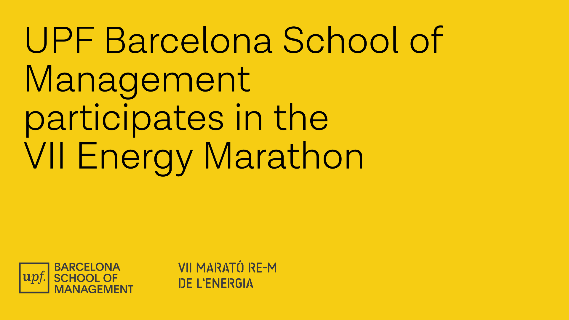 Energy Marathon UPF-BSM