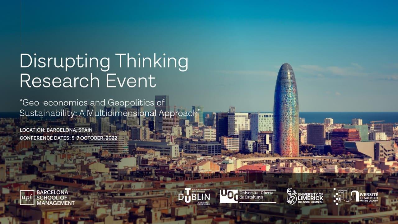 Disrupting Thinking Research Event