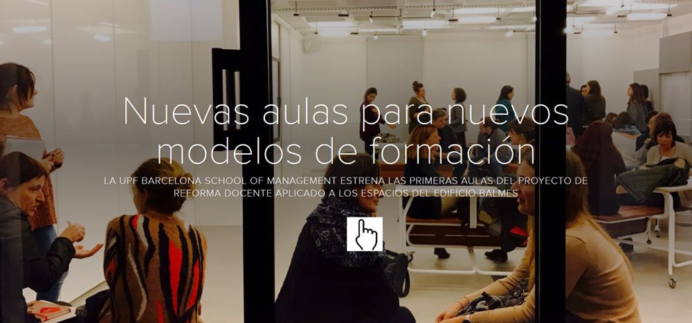 Nuevas aulas para modelos de formación