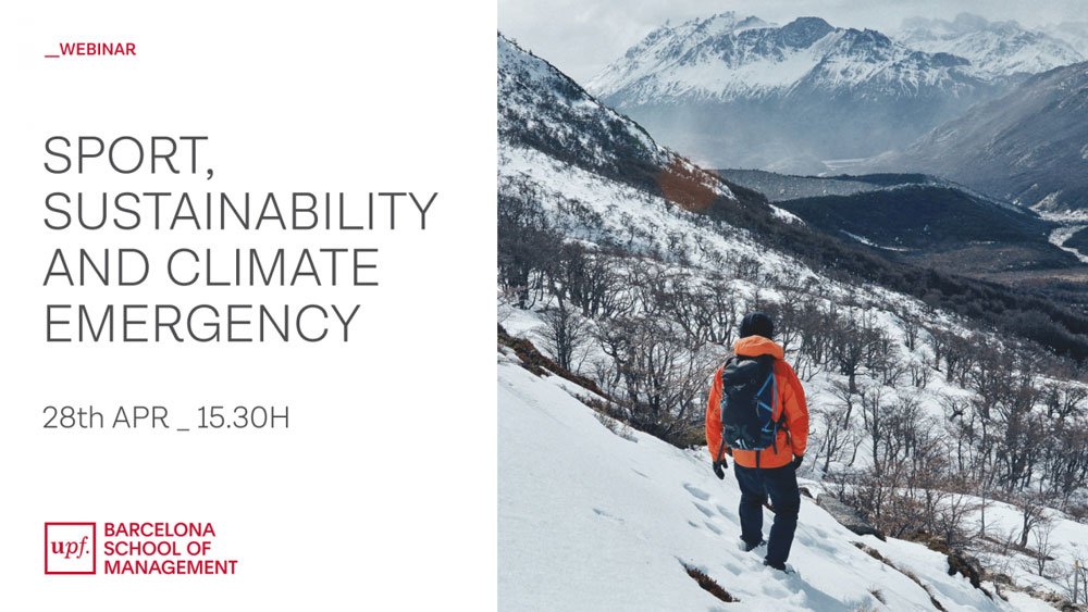 Creativity of the webinar Sport, sustainability and climate emergency