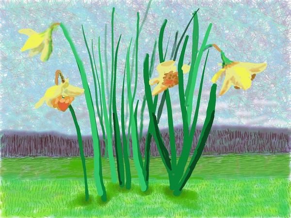 "Do remember they can't cancel the spring" / David Hockney