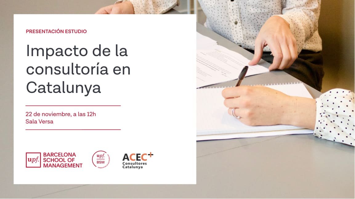 Creativitat sobre la presentació de l'estudi de consultores en castellà