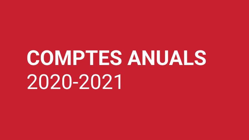 Comptes anuals 2020 - 2021