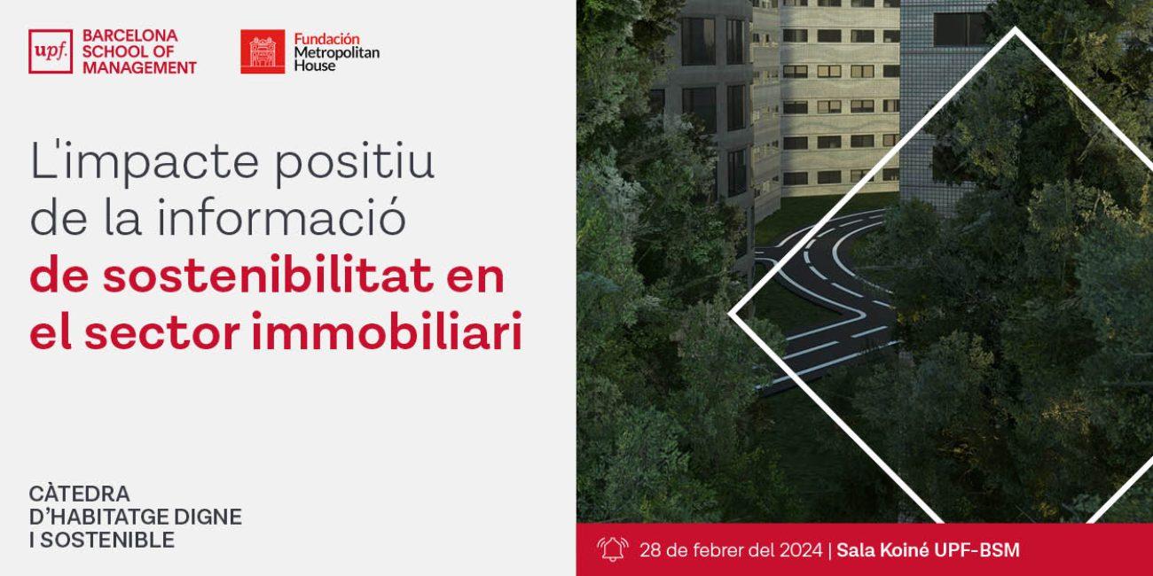 acte catedra habitatge sostenible