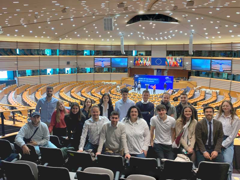 Visita al Parlamento Europeo
