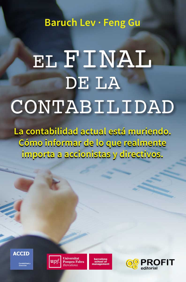 Portada frontal d'un llibre "el final de la contabilidad"